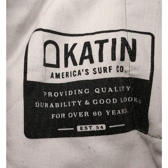 Men's Katin Elastic Waist Stretch Chino Canvas Light Green Shorts - Medium - Picture 6 of 7